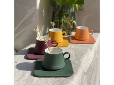 Olens O8030-120 Autobiography Cup & Saucer with Spoon, 150 mL - Image 2