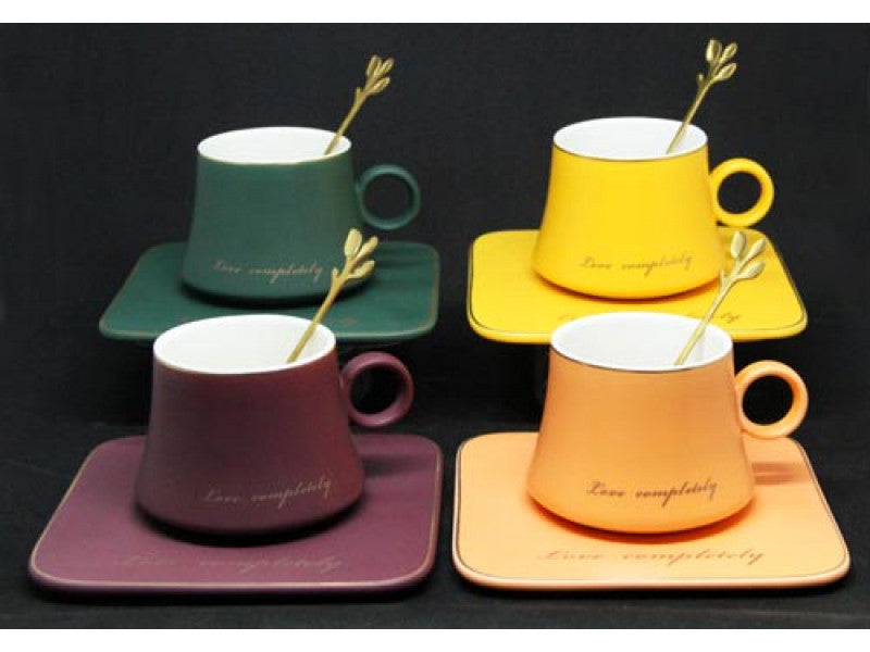 Olens O8030-120 Autobiography Cup & Saucer with Spoon, 150 mL - Image 3