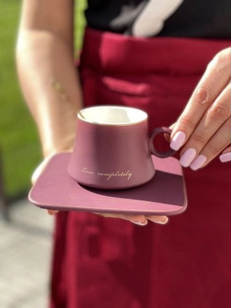 Olens O8030-120 Autobiography Cup & Saucer with Spoon, 150 mL - Image 4