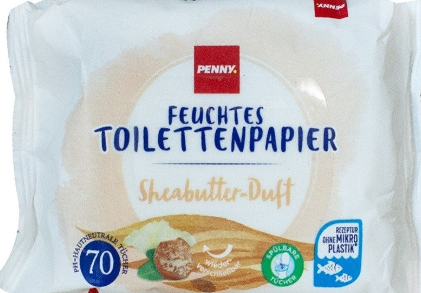 Penny Shea Butter Moist Toilet Tissue, 70 pcs