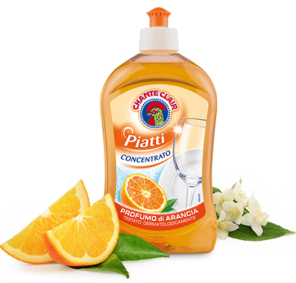 Chante Clair Orange Concentrated Dishwashing Liquid, 500 mL - Image 2