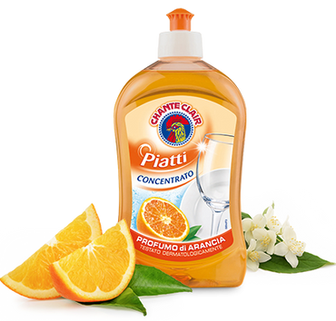 Chante Clair Orange Concentrated Dishwashing Liquid, 500 mL - Image 2