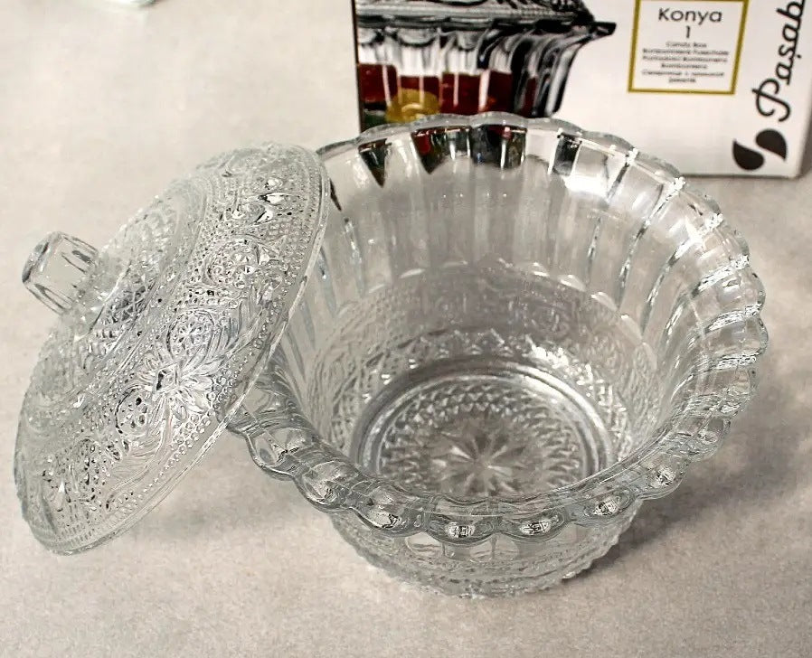 Pasabahce Konya 97590 Sugar Bowl with Lid, 200 mL - Image 3