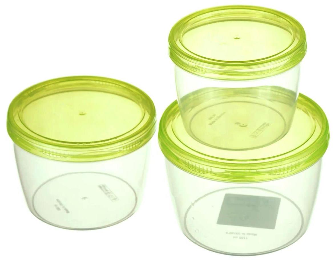 Al-Plastik Twist Box 3-in-1 Airtight Food Storage Container Set, 600 mL + 880 mL + 1.18 L - Image 2