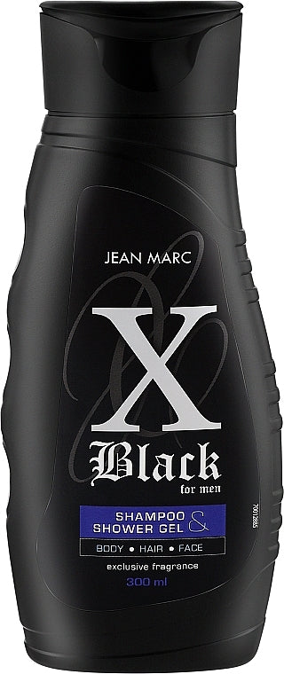 Jean Marc X Black Men's Perfumed Shampoo & Shower Gel, 300 mL