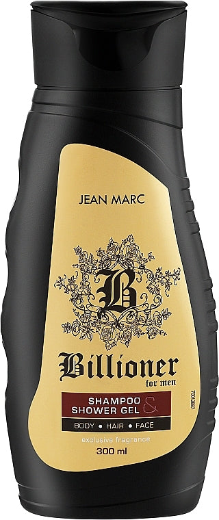 Jean Marc Billioner Men's Perfumed Shampoo & Shower Gel, 300 mL