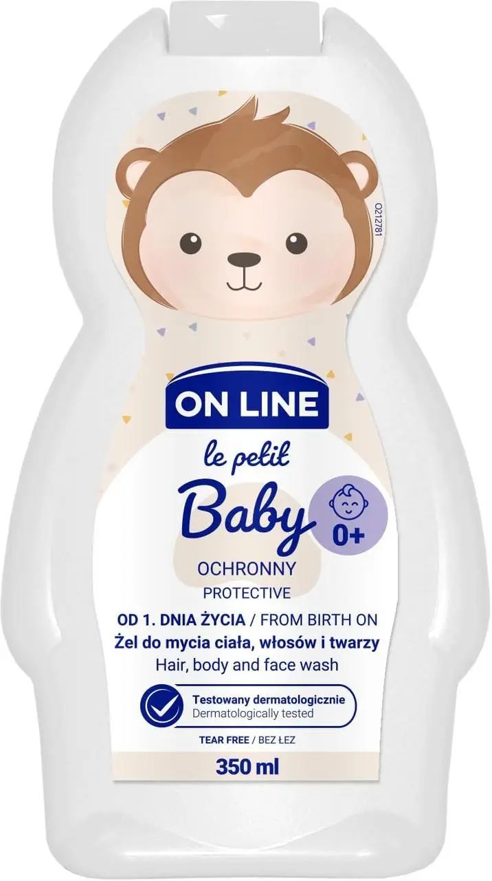 On Line Le Petit Baby Protective 0+ Baby Shampoo & Body Wash, 350 mL