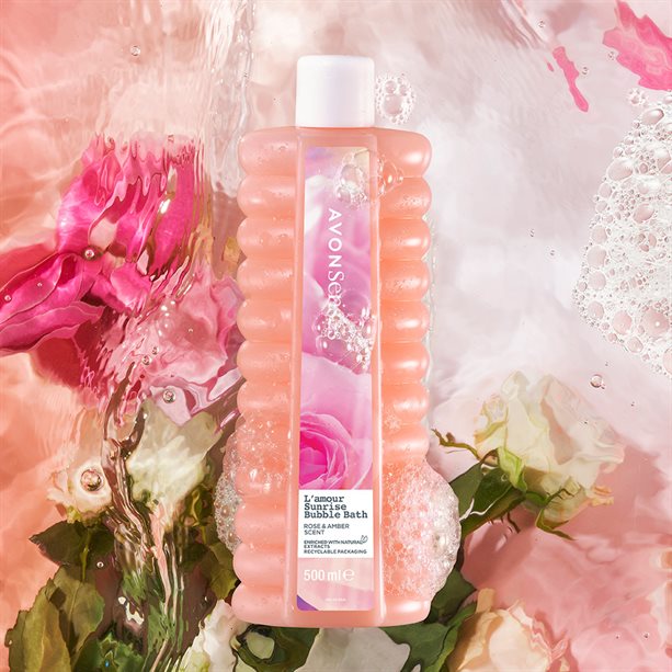 Avon Senses L'amour Sunrise Bubble Bath, 500 mL - Image 2
