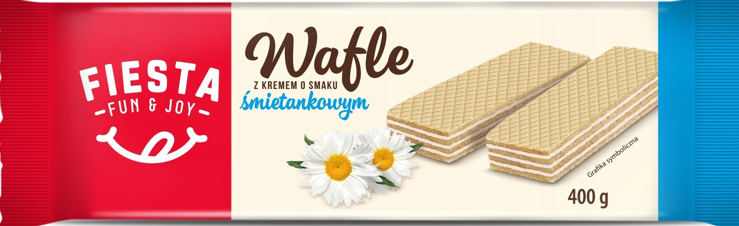 Fiesta Cream Wafers, 400 g