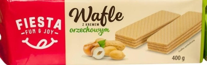 Fiesta Nut-Flavored Wafers, 400 g