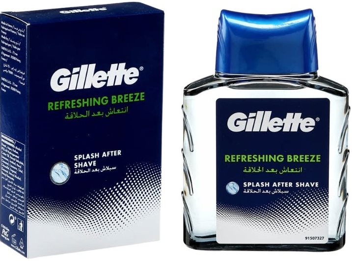 Gillette Refreshing Breeze Aftershave Lotion, 100 mL