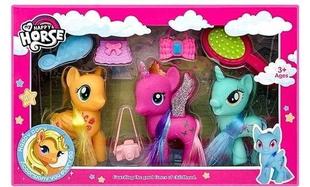 QH-5 C Pony Figure Play Set with Accessories