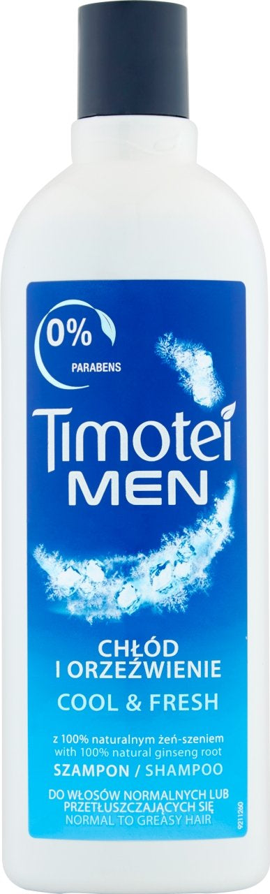 Timotei Men Coolness and Freshness Shampoo, 400 mL