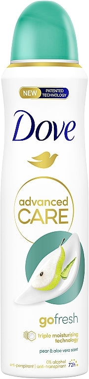 Dove Go Fresh Pear & Aloe Vera Women's Antiperspirant Spray, 150 mL