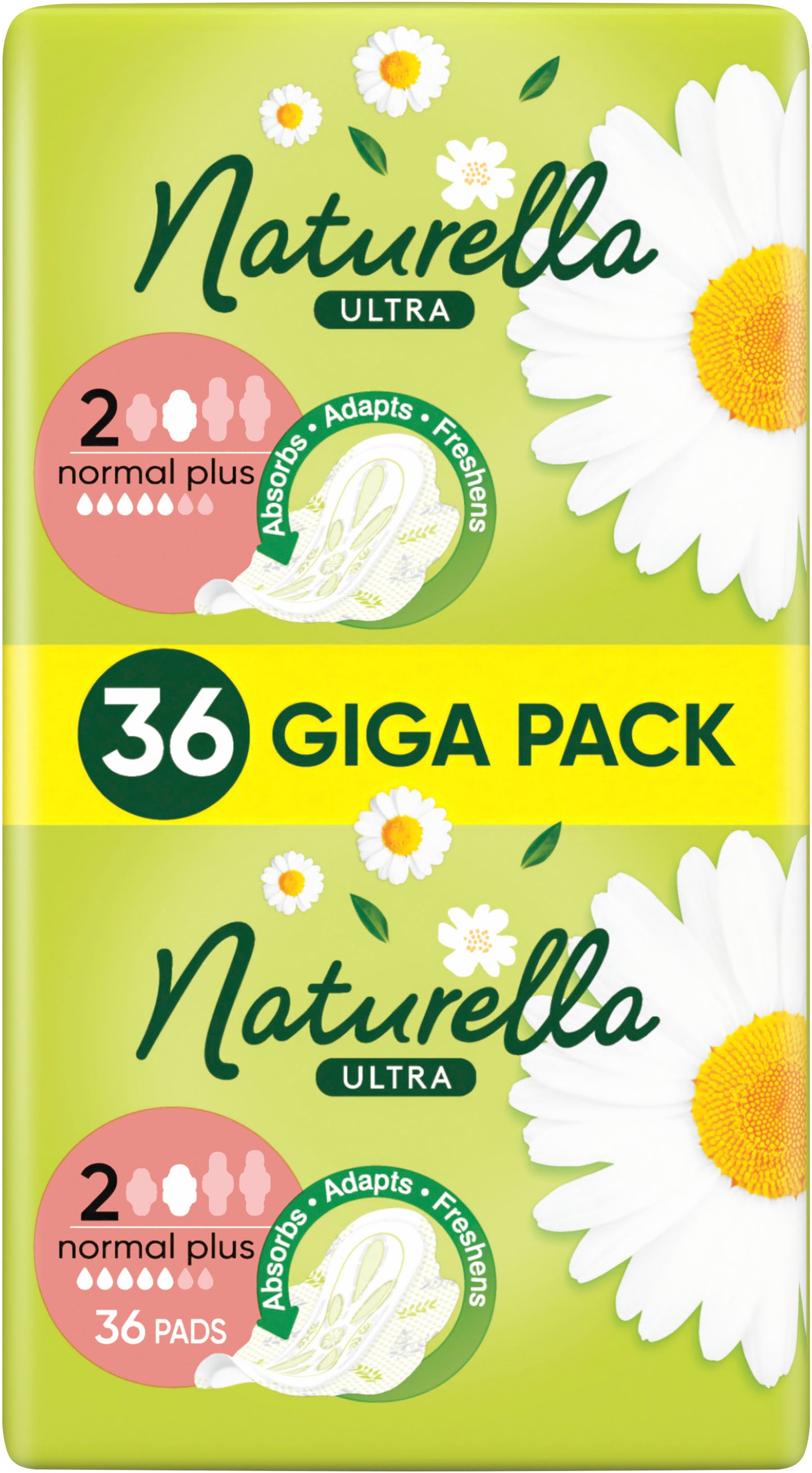 Naturella Quattro Normal Plus Sanitary Pads, 36 pcs