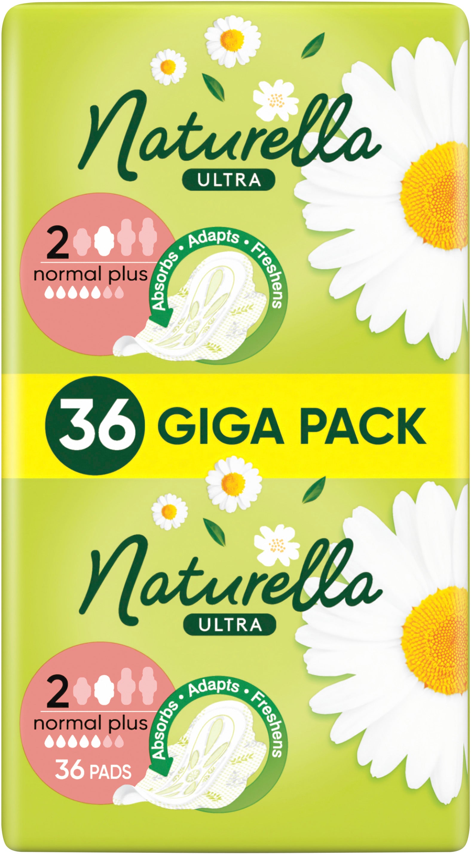 Naturella Quattro Normal Plus Sanitary Pads, 36 pcs