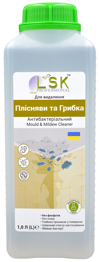 LSK Antibacterial Mold & Mildew Remover, 1 L