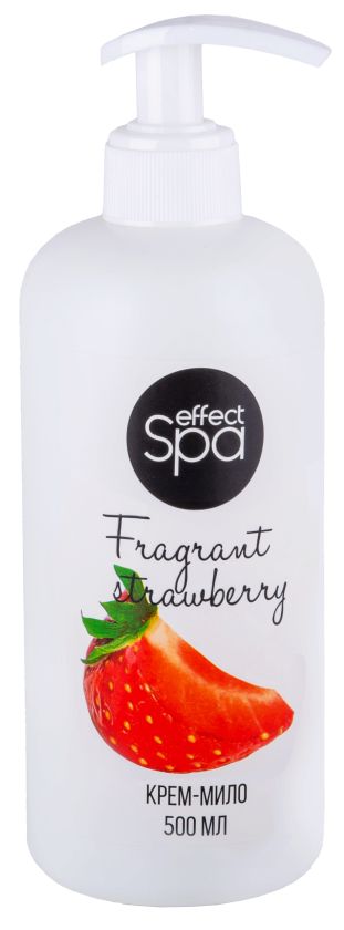 Effect Spa Fragrant Strawberry Liquid Cream Soap with Pump, 500 mL