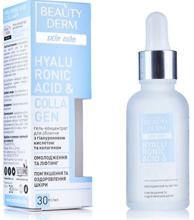 Beautyderm Hyaluronic Acid & Collagen Facial Gel Concentrate, 30 mL - Image 2