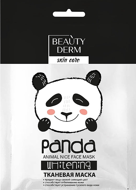 Beautyderm Animal Panda Brightening Sheet Mask, 25 mL