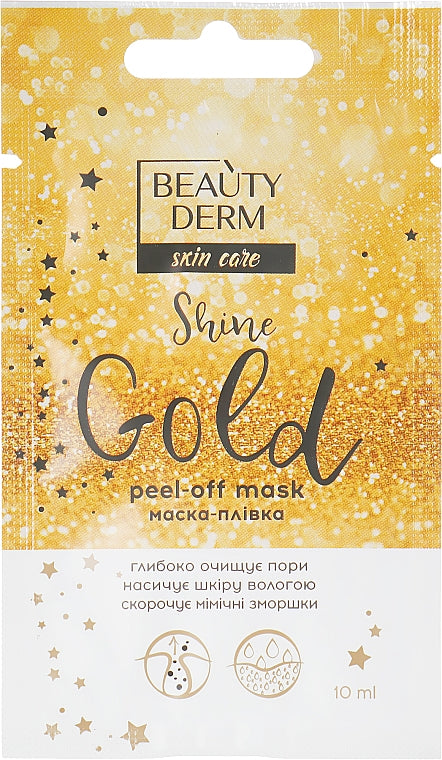 Beautyderm Gold Peel-Off Face Mask, 10 mL