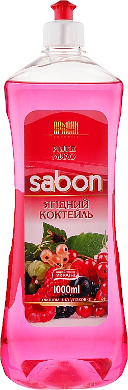 Armoni Sabon Berry Cocktail Push-Pull Refill Liquid Hand Soap, 1 L