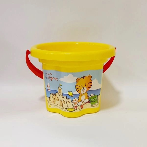 Tigres 39628 Flower Kids Sand Bucket, 1.5 L - Image 3