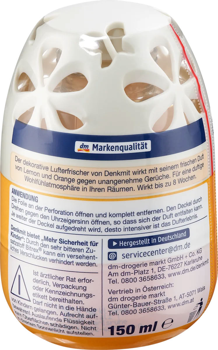 Denkmit Lemon & Orange Air Freshener, 150 mL - Image 2