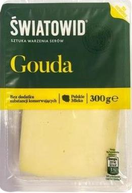 Swiatowid Gouda Cheese Slices, 300 g