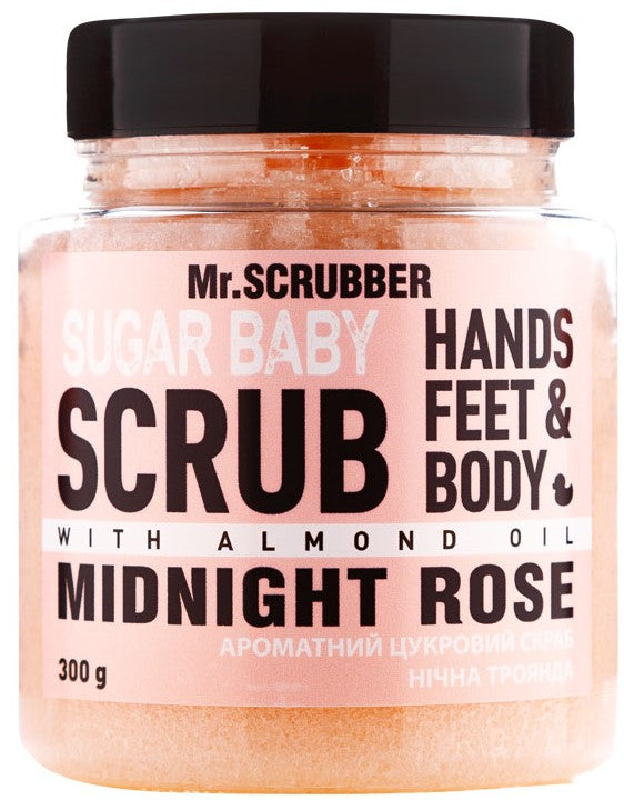 Mr. Scrubber Midnight Rose Sugar Body Scrub, 300 g