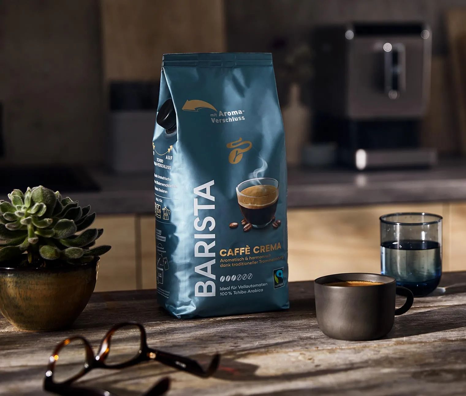 Tchibo Barista Caffe Crema Whole Bean Coffee, 1 kg - Image 3