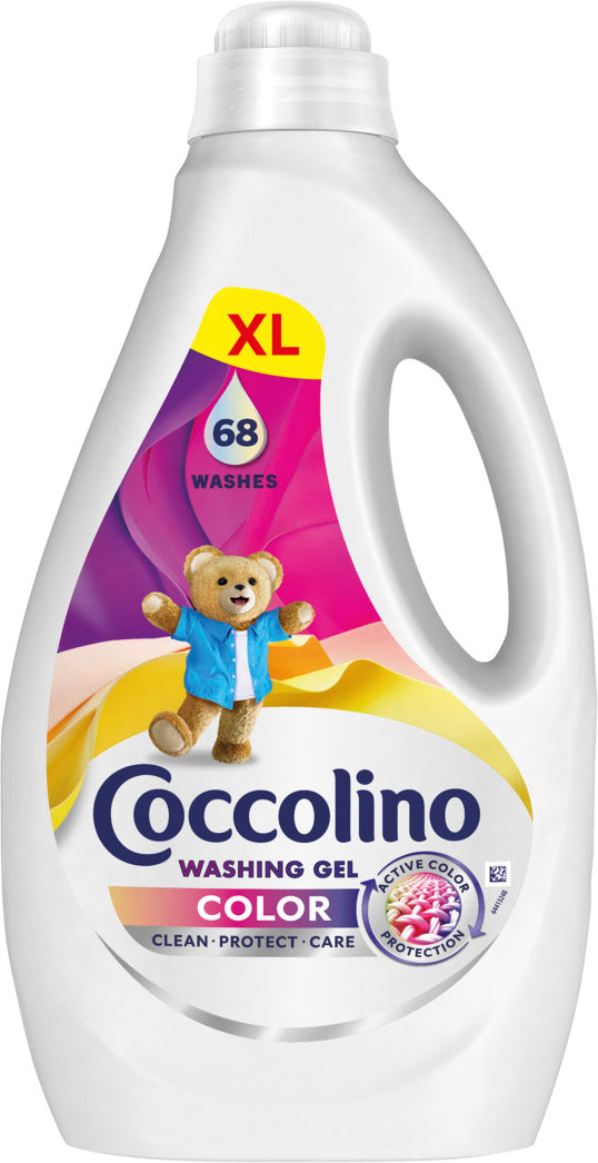 Coccolino Color Liquid Laundry Detergent, 68 Loads, 2.72 L