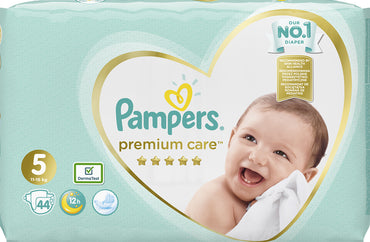 Pampers Premium Care Size 5 (Junior) Baby Diapers, 44 pcs, 11-18 kg - Image 2