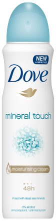 Dove Nature Touch Women's Antiperspirant Deodorant Spray, 150 mL