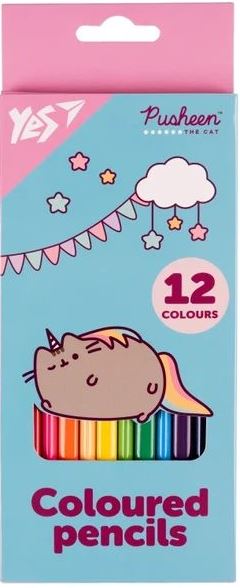 Yes 290761/290721 Pusheen Colored Pencils, 12 Colors - Image 3