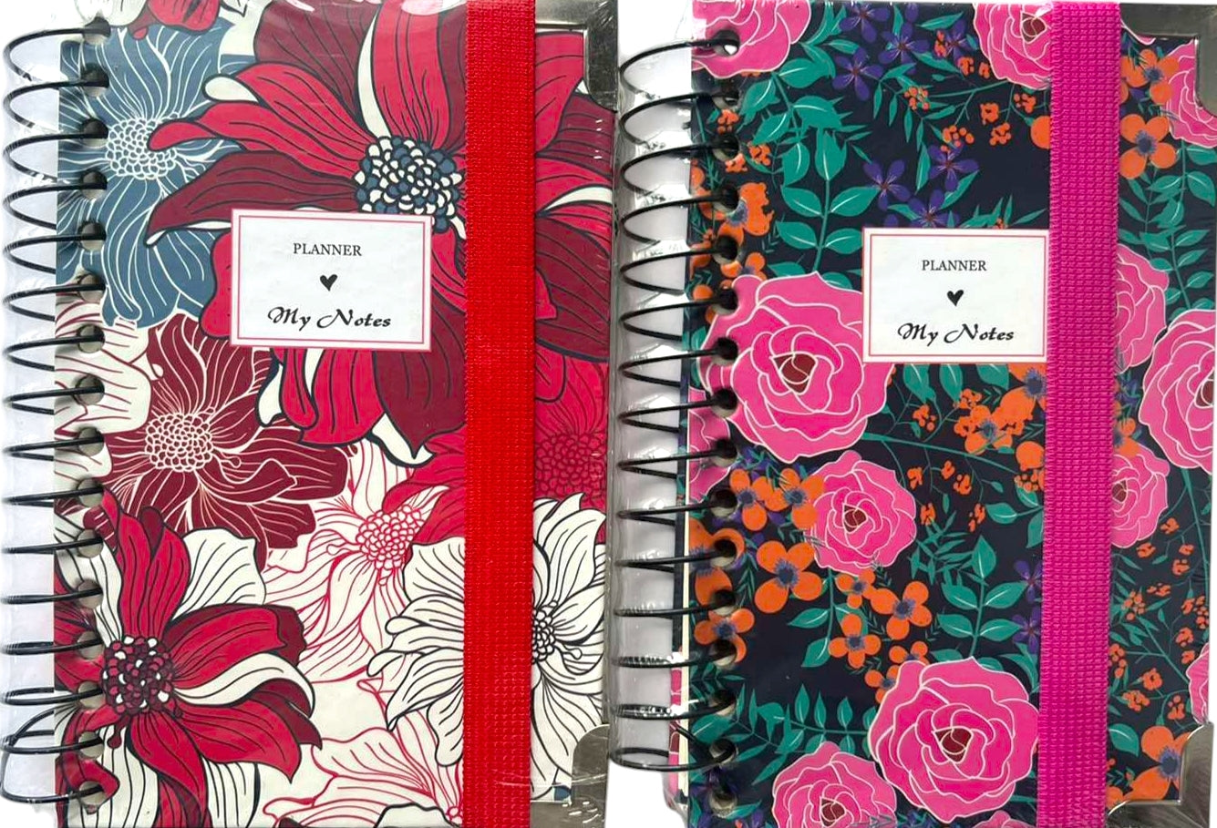 SP608 A6 Spiral Notebook with Elastic Band