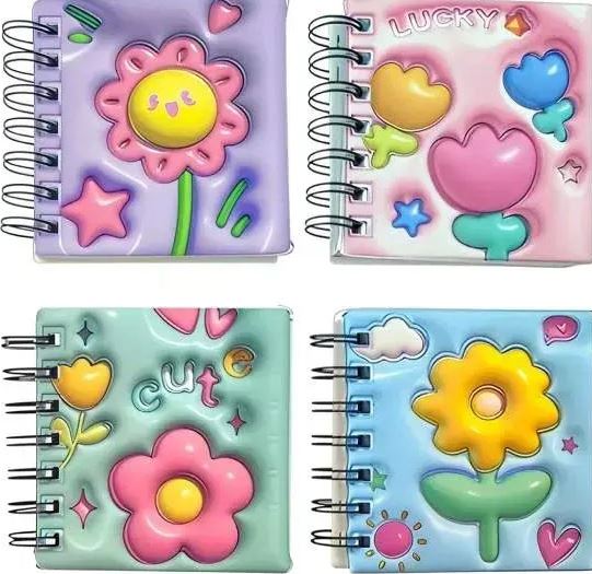 Malevaro 867040ML/867033ML 3D Flowers Notebook