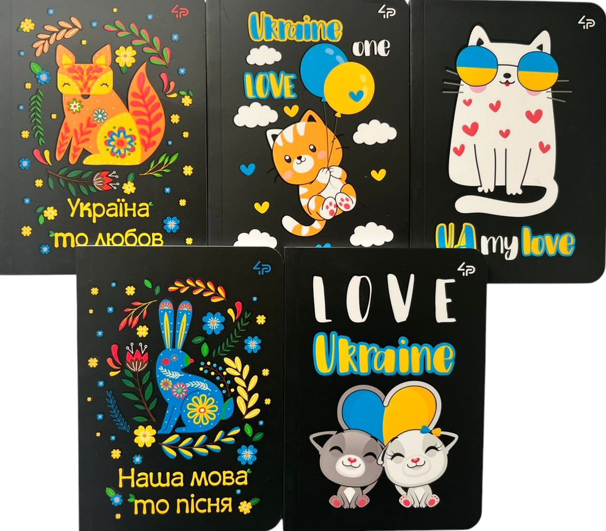 4Profi A6 Ethnic Motives Notebook, 40 Sheets, Assorted - Image 2