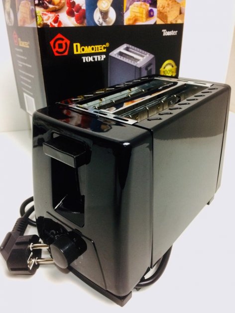 Domotec MS-3230 Black Toaster, 220 V, 50 Hz, 650 W - Image 2