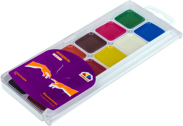 Gamma Creativity 400102 Watercolor Paint Set, 12 Colors - Image 2