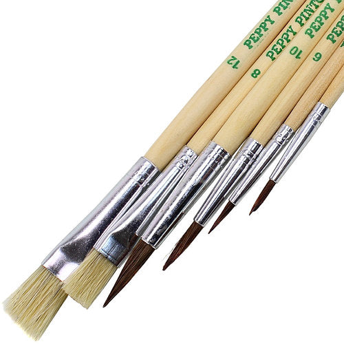 Peppy Pinto Pony Paint Brush Set AB-6, 6 pcs - Image 2
