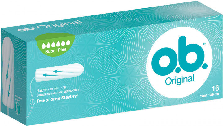 o.b. Original Super Plus Tampons, 16 pcs