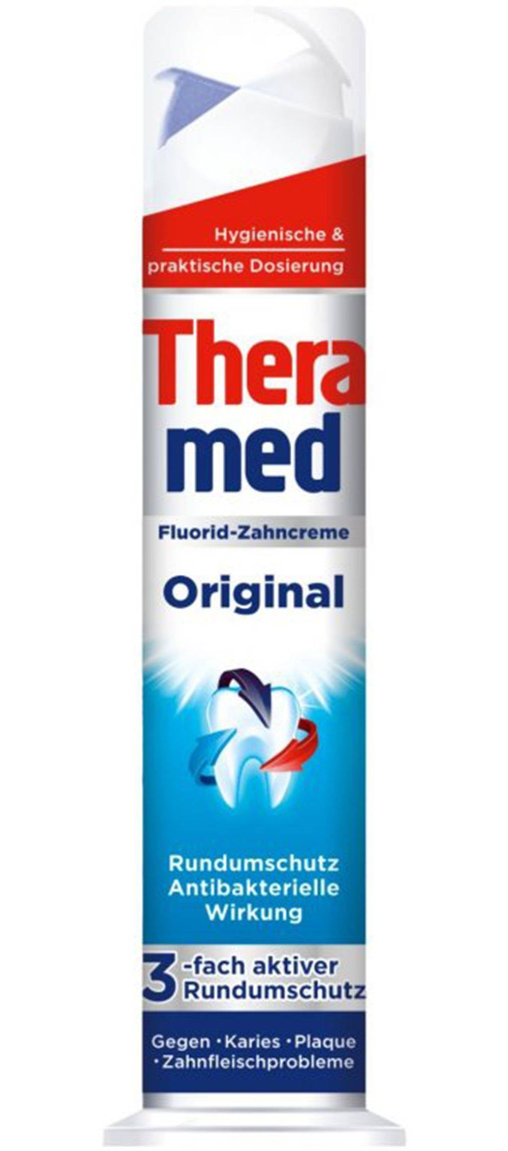 Theramed Original Toothpaste with Pump, 100 mL