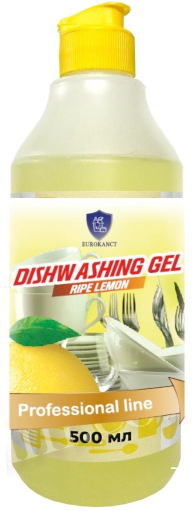 Eurokanct Lemon Dishwashing Liquid, 500 mL