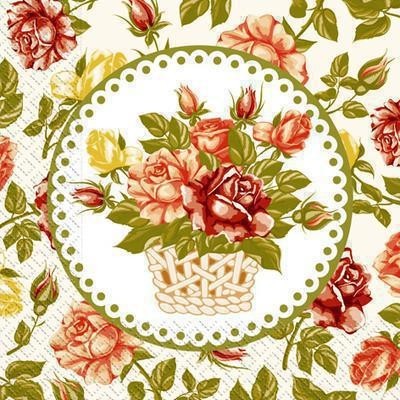 Margo Flowers Assorted 3-Ply Napkins, 18 pcs, 33 x 33 cm - Image 3