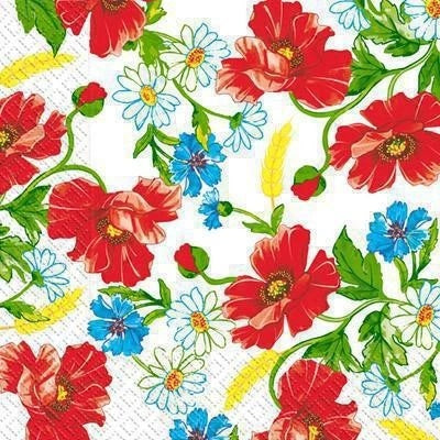 Margo Flowers 3-Ply Napkins, 33 x 33 cm, 20 pcs