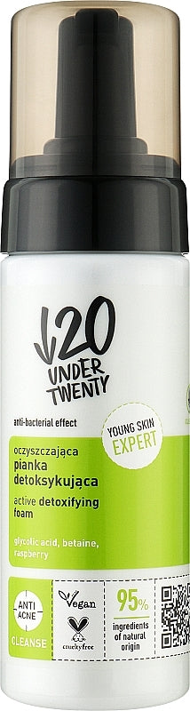 Under Twenty Anti! Acne Cleansing Detox Face Foam, 150 mL