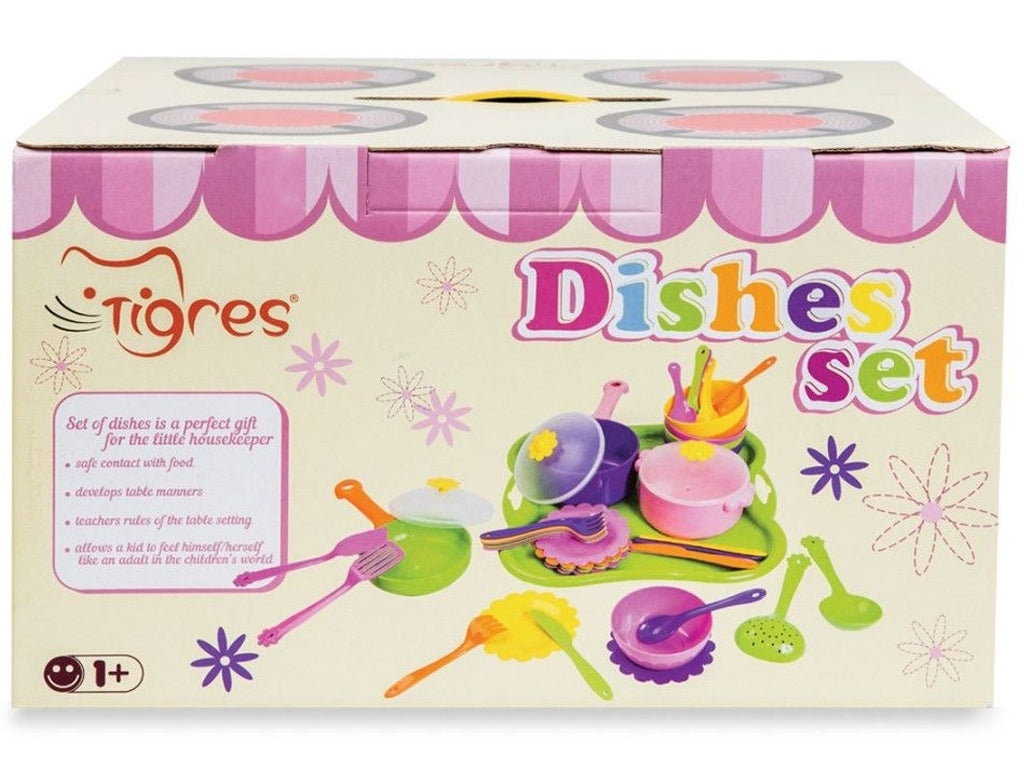 Tigres 39149 Chamomile Toy Tableware Set, 43 pcs - Image 2