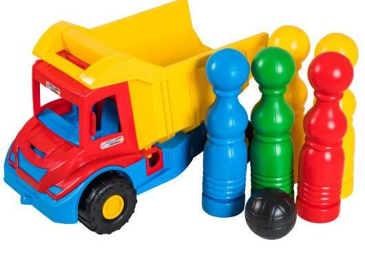 Tigres Truck with Bowling Pins Toy 39220 - Image 2