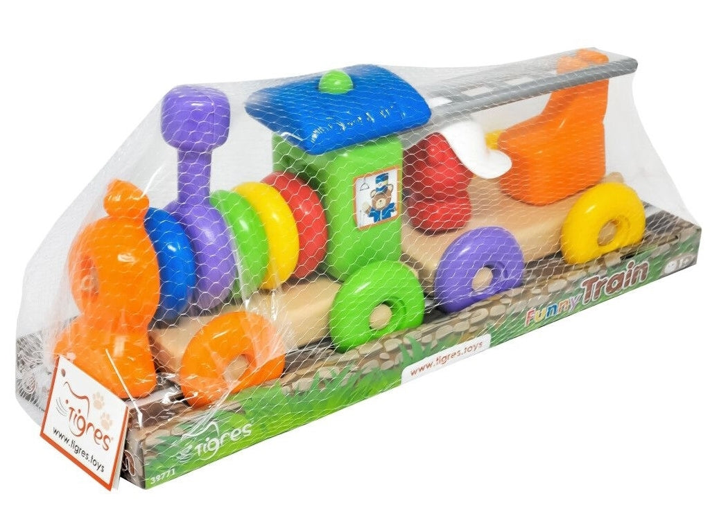Tigres Developmental Toy 39771 Funny train 23 pieces - Image 3
